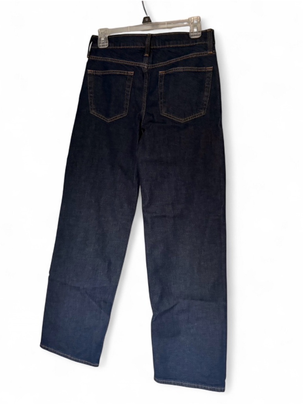 GAP Women's Dark Indigo Straight Leg Low Rise Jeans - Picture 4 of 4